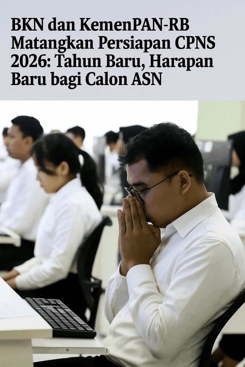 SimulasiCAT.ID - BKN dan KemenPAN-RB Matangkan Persiapan CPNS 2026: Tahun Baru, Harapan Baru bagi Calon ASN