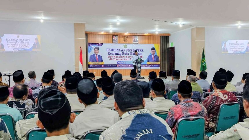 SimulasiCAT.ID - Pembinaan ASN Kemenag Kota Mataram, Kakanwil: Kita adalah Wajah Kementerian Agama di NTB