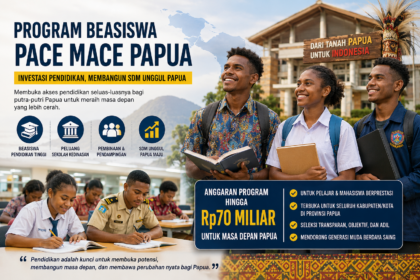 SimulasiCAT.ID - Program Beasiswa Pace Mace Papua Siapkan Anggaran Rp70 Miliar untuk Pengembangan SDM