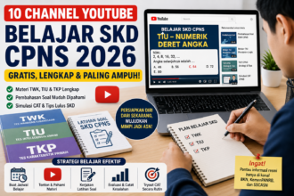 SimulasiCAT.ID - 5 Channel YouTube Terbaik untuk Belajar SKD CPNS 2026 Gratis, Lengkap, dan Mudah Dipahami