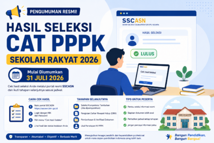 SimulasiCAT.ID - Hasil Seleksi CAT PPPK Sekolah Rakyat 2026 Mulai Diumumkan, Simak Cara Cek Kelulusan, Tahapan Selanjutnya, dan Persiapan Pemberkasan